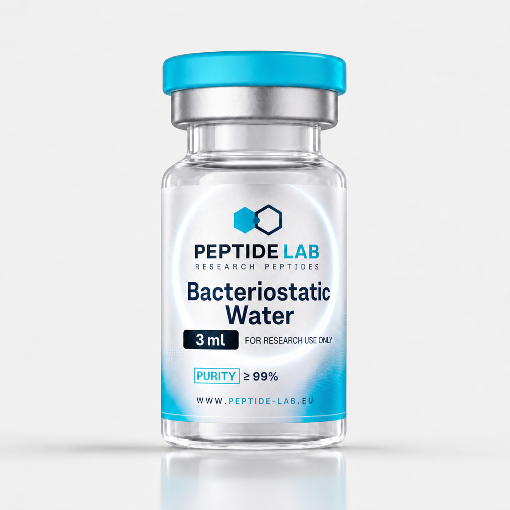 Bacteriostatisch water USP 3 ml flacon met 0,9% benzylalcohol voor reconstitutie — Peptide Lab