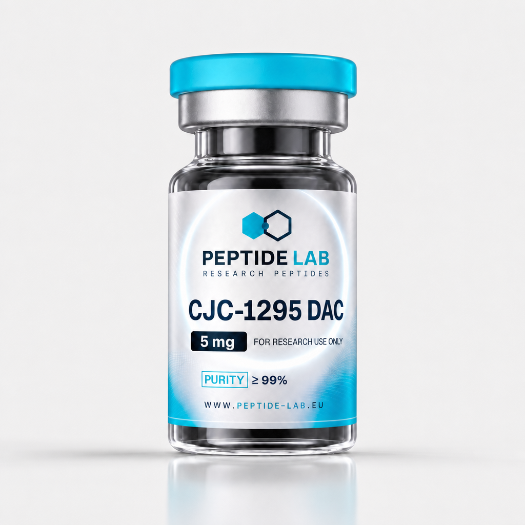CJC-1295 with DAC 5 mg langwerkend GHRH onderzoekspeptide vial — Peptide Lab