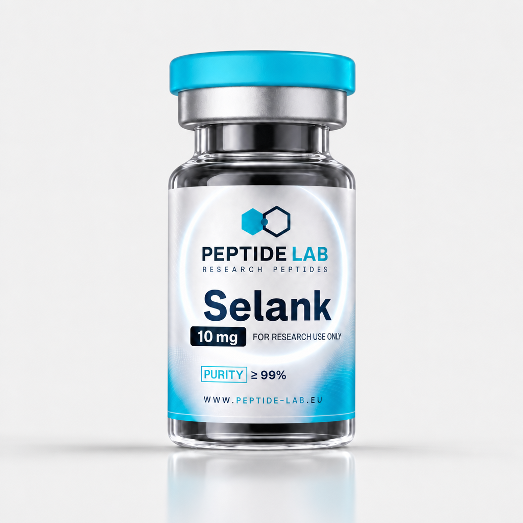 Selank 10 mg anxiolytisch nootroop onderzoekspeptide vial met labcertificaat — Peptide Lab