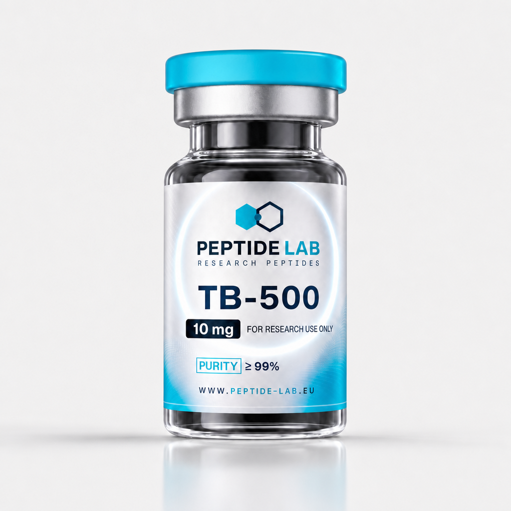 TB-500 (Thymosin Beta-4) 10 mg onderzoekspeptide vial met labcertificaat — Peptide Lab